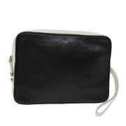 Celine Vintage Pre-owned Laeder kuvertvskor Black, Dam