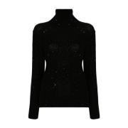 Fabiana Filippi Stilfullt Damkläder Stickat Aw24 Black, Dam