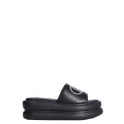 Liu Jo Svarta Plattforms Sandaler Aria 04 Black, Dam