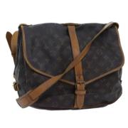 Louis Vuitton Vintage Pre-owned Canvas louis-vuitton-vskor Brown, Dam