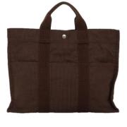 Hermès Vintage Pre-owned Canvas totevskor Brown, Dam