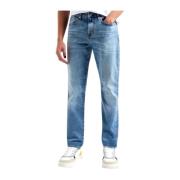 Emporio Armani Slim Ljusblå Jeans Blue, Herr