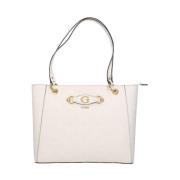 Guess Vit Shoppingväska Tote Izzy Peony White, Dam