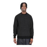 Armani Exchange Casual Crew Neck Sweater Svart Black, Herr