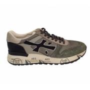 Premiata Grön Nylon Mocka Mick Sneakers Gray, Herr