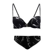 Emporio Armani EA7 Svart Bikini Set 911026-2R410-01020 Black, Dam