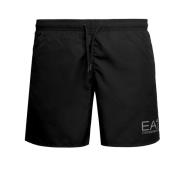 Emporio Armani EA7 Herr Badshorts Svart Black, Herr