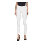 Kocca Studded Slim Fit Denim Byxor White, Dam