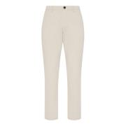 Boggi Milano Stretch Cotton Byxor Beige, Herr