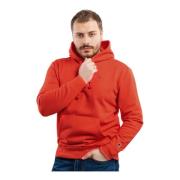 Champion Röd Hoodie Cozyfit Stil 218491 Red, Herr