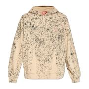 Diesel Sweatshirt S-Boxt-Hood-K1 Beige, Herr