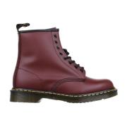 Dr. Martens Cherry Red Smooth Unisex Skor Red, Dam