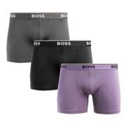 Hugo Boss Herr Boxer Briefs 3-Pack Multifärgad Multicolor, Herr