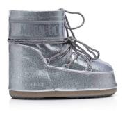 Moon Boot Låg Icon Snö stövlar Silver Gray, Dam