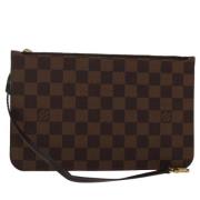 Louis Vuitton Vintage Pre-owned Canvas axelremsvskor Brown, Dam