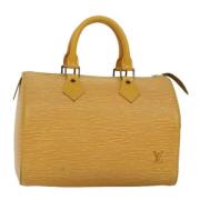 Louis Vuitton Vintage Pre-owned Laeder handvskor Yellow, Dam