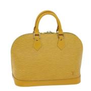 Louis Vuitton Vintage Pre-owned Laeder handvskor Yellow, Dam