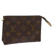 Louis Vuitton Vintage Pre-owned Canvas necessrer Brown, Dam