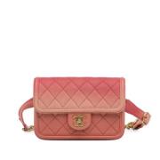 Chanel Vintage Pre-owned Laeder chanel-vskor Pink, Dam