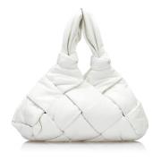 Bottega Veneta Vintage Pre-owned Laeder axelremsvskor White, Dam