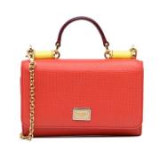 Dolce & Gabbana Pre-owned Pre-owned Laeder handvskor Orange, Dam