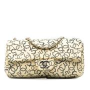 Chanel Vintage Pre-owned Canvas chanel-vskor Beige, Dam