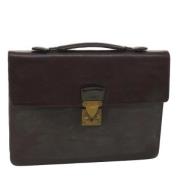 Louis Vuitton Vintage Pre-owned Laeder handvskor Brown, Dam