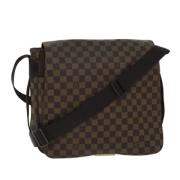 Louis Vuitton Vintage Pre-owned Canvas axelremsvskor Brown, Dam