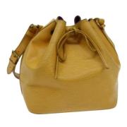 Louis Vuitton Vintage Pre-owned Laeder axelremsvskor Yellow, Dam