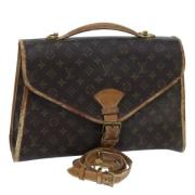 Louis Vuitton Vintage Pre-owned Canvas handvskor Brown, Dam