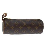 Louis Vuitton Vintage Pre-owned Canvas necessrer Brown, Dam