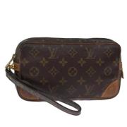 Louis Vuitton Vintage Pre-owned Canvas kuvertvskor Brown, Dam