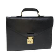 Louis Vuitton Vintage Pre-owned Laeder portfljer Black, Dam