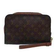 Louis Vuitton Vintage Pre-owned Canvas kuvertvskor Brown, Dam