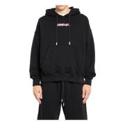 Off White Dragon Bee Skate Hoodie Svart Ros Black, Herr