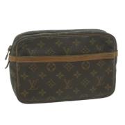 Louis Vuitton Vintage Pre-owned Canvas kuvertvskor Brown, Dam