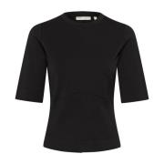 InWear Feminin Svart T-shirt Cocentiw Stil Black, Dam