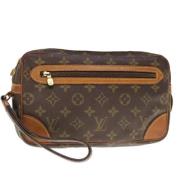 Louis Vuitton Vintage Pre-owned Canvas kuvertvskor Brown, Dam