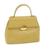 Givenchy Pre-owned Pre-owned Laeder handvskor Yellow, Dam