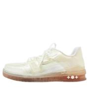 Louis Vuitton Vintage Pre-owned Tyg sneakers Beige, Herr