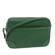 Louis Vuitton Vintage Pre-owned Laeder axelremsvskor Green, Dam