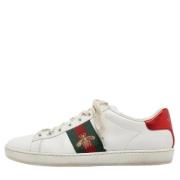 Gucci Vintage Pre-owned Laeder sneakers White, Dam