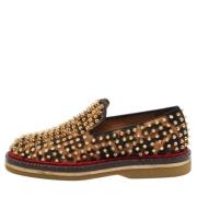 Christian Louboutin Pre-owned Pre-owned Tyg lgskor Brown, Herr