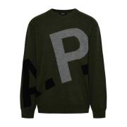 A.p.c. Knitwear Green, Herr