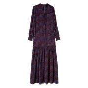 Rochas Boho Style Devore Velvet Klänning Multicolor, Dam