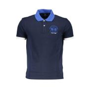 La Martina Stiligt Poloshirt med Kontrastdetaljer Blue, Herr