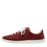 Gucci Vintage Pre-owned Laeder sneakers Red, Dam