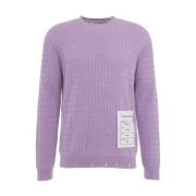 Amaránto Lila Stickat Aw24 Handtvätt Purple, Herr