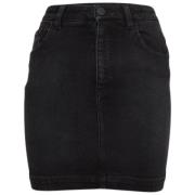 Dolce & Gabbana Pre-owned Pre-owned Denim nederdelar Black, Dam