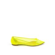 Christian Louboutin Solgul Mesh Flat Elegance Yellow, Dam